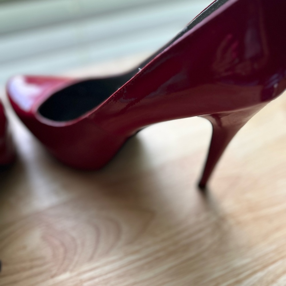 Elegant Red Stiletto Heels